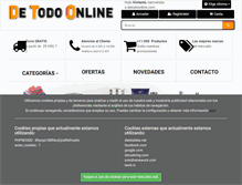 Tablet Screenshot of detodoonline.com